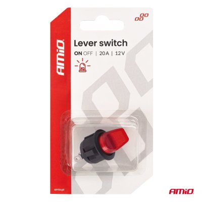 Leverswitch 20A 12V AMIO-04438