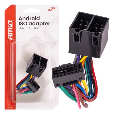 Android ISO-adapter CCA 5A 12V AMIO-04442