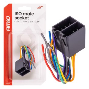ISO hanstik ISO CCA 13PIN 5A 12V AMIO-04445