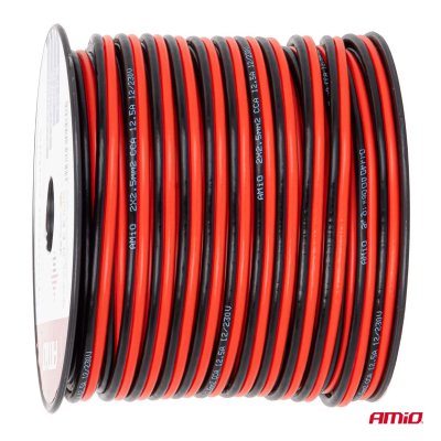 CCA Kabel 2x2.5mm2 50m 12.5A AMIO-04460