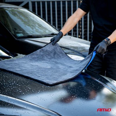 Mikrofiber tørrehåndklæde 800gsm 60x90cm AMIO-04488