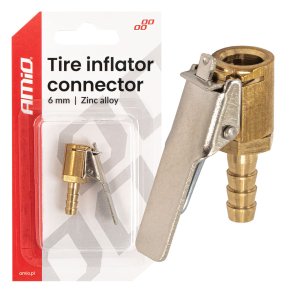 Zinklegering Dækpumpe Forbindelse 6mm AMIO-04493