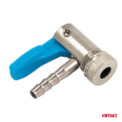 Ironn nikkelbelagt dækpumpeforbindelse 6 mm AMIO-04497