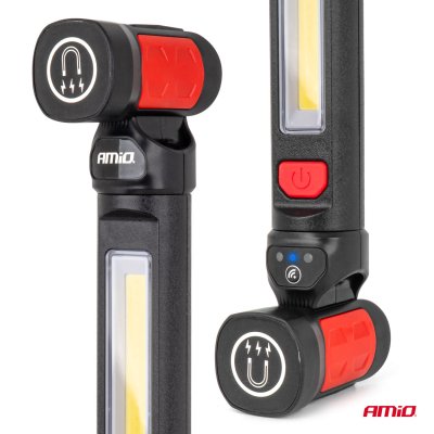 LED inspektionslampe suspendert 10 W COB, 4400 mAh AMIO-04505