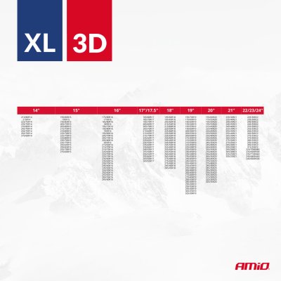 Tekstile sneskoer 3D XL EN16662-1 Önorm V5121 2 stk AMIO-04510