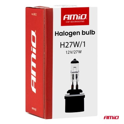 Halogenpære H27W/1 880 12V 27W PG13 AMIO-04512