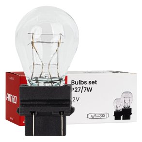 Halogenpære P27/7W 12V 27/7W W2.5X16q 10 stk. AMIO-04513