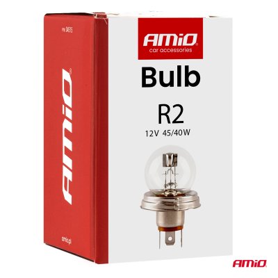 Halogenpære R2 12V 45/40W P45t AMIO-04515