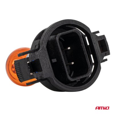 Halogenpære PSY24W 12V 24W PG20-4 AMBER AMIO-04519