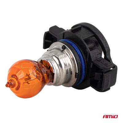 Halogenpære PSY24W 12V 24W PG20-4 AMBER AMIO-04519