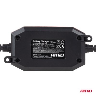 Digital batterioplader AGM GEL STD LiFePo4 MAX 1,5A 6/12V AMIO-04526