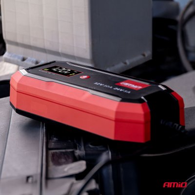 Digital batterioplader AGM GEL STD LiFePo4 MAX 10A 12/24V PRO AMIO-04528