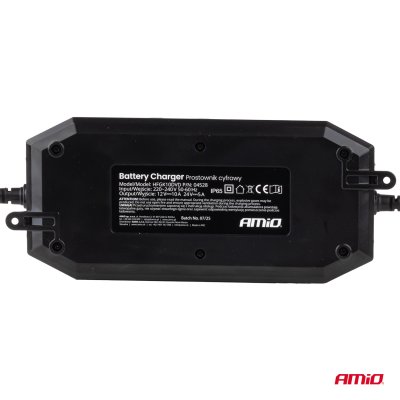 Digital batterioplader AGM GEL STD LiFePo4 MAX 10A 12/24V PRO AMIO-04528