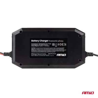 Digital batterioplader BOOST AGM GEL STD LiFePo4 MAX 25A 12/24V PRO AMIO-04530