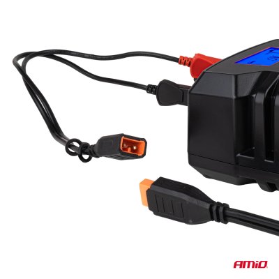 Digital batterioplader AGM GEL STD LiFePo4 MAX 4A 6/12V PRO HOOK AMIO-04531