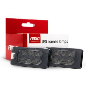 LED nummerpladelamper CLP02 HP SMOKED BMW AMIO-04539