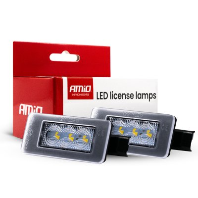 LED nummerpladelygter CLP13 HP SMOKED CITROËN, PEUGEOT AMIO-04556