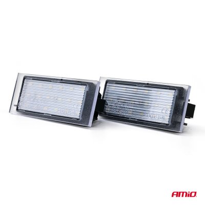 LED nummerplade lamper CLP23 DACIA, MERCEDES-BENZ, NISSAN, OPEL, RENAULT AMIO-04566