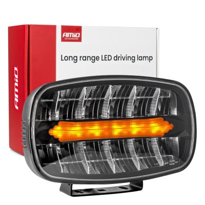 LED langdistance forlygte med positionslys funktion 109W 12V 24V AMIO-04535