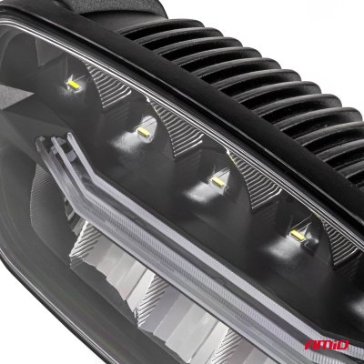 LED langdistance forlygte med positionslys funktion 109W 12V 24V AMIO-04535
