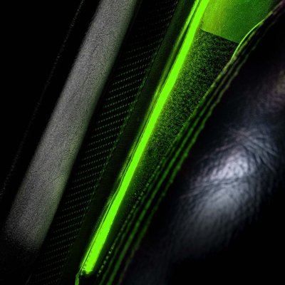 Fleksible LED COB bånd, grøn, 2x30 cm, 12 V, AMIO-04573