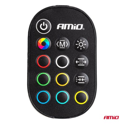 Fleksible LED COB-strips med controller multicolor RGB 2x30cm 12V AMIO-04579