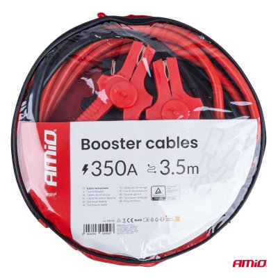 Boosterkabler 350A 3,5m TÜV AMIO-04594