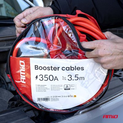 Boosterkabler 350A 3,5m TÜV AMIO-04594