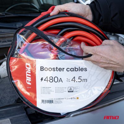 Boosterkabler 480A 4.5m TÜV AMIO-04595
