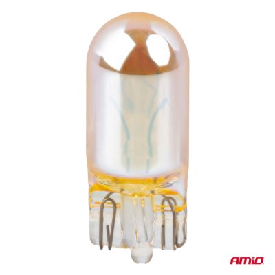 Halogenpærer WY5W 12V5W LumiTec AMBER CHROME 2 stk. AMIO-04626