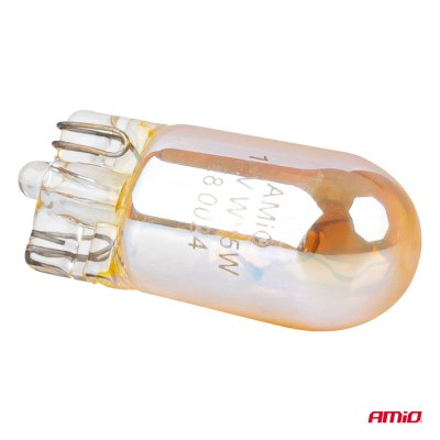 Halogenpærer WY5W 12V5W LumiTec AMBER CHROME 2 stk. AMIO-04626