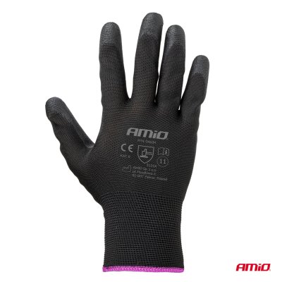 PU Sikkerhedshandsker 4 stk Størrelse 11 (2 par), 3131X AMIO-04634