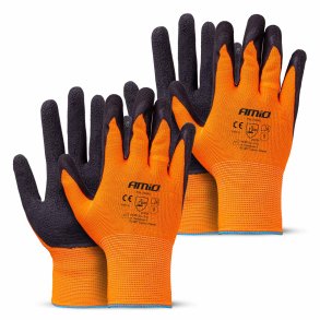 PE Latex skum sikkerhedshandsker 4 pcs Størrelse 9 (2 par), 2132X AMIO-04640
