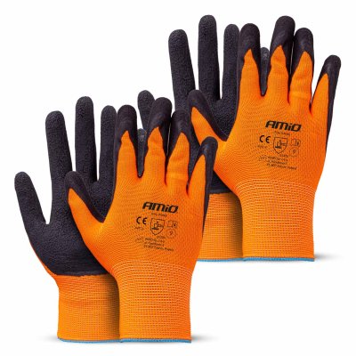 PE Latex skum sikkerhedshandsker 4 pcs Størrelse 9 (2 par), 2132X AMIO-04640