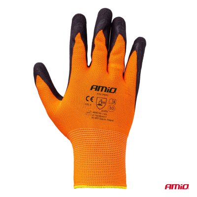 PE latex skum sikkerhedshandsker 4 stk Størrelse 10 (2 par), 2132X AMIO-04641
