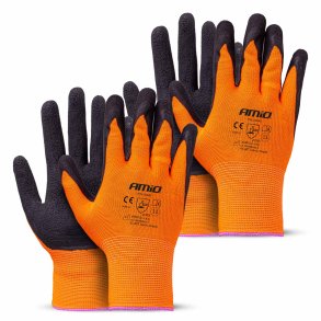 PE Latex skum sikkerhedshandsker 4 stk Størrelse 11 (2 par), 2132X AMIO-04642