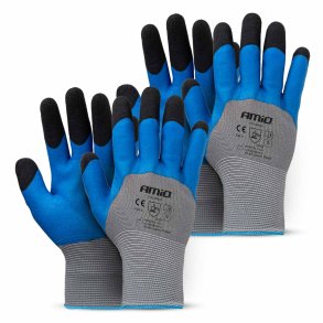PE Latex 3/4 skum sikkerhedshandsker 4 stk Størrelse 9 (2 par), 3131X AMIO-04644
