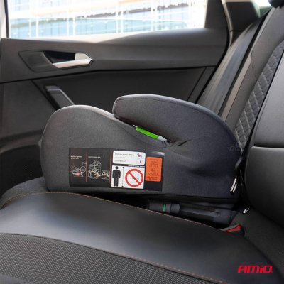 Booster bilsæde ISOFIX ECE R129 I-Size 125-150cm AMIO-04660