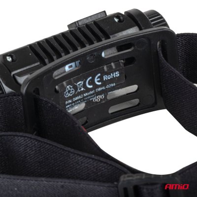 LED Hovedlampe XPG+COB 1200mAh (BATT) AMIO-04662