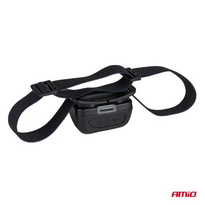 LED Hovedlampe COB 1800mAh (BATT) AMIO-04666