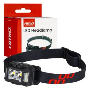 LED Hovedlygte 2xXPG+10SMD 1800mAh SUPER LYS (BATT) AMIO-04668