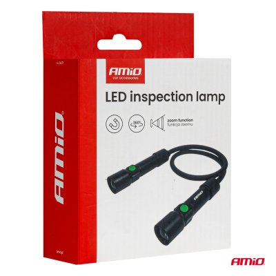 LED inspektionslampe 2xP50 1000mAh (BATT) AMIO-04671