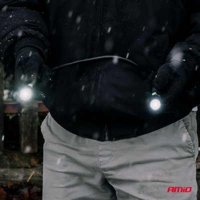 LED inspektionslampe 2xP50 1000mAh (BATT) AMIO-04671