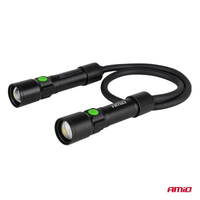 LED inspektionslampe 2xP50 1000mAh (BATT) AMIO-04671