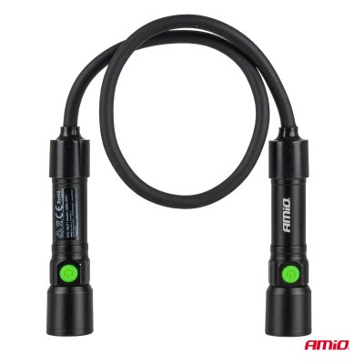 LED inspektionslampe 2xP50 1000mAh (BATT) AMIO-04671