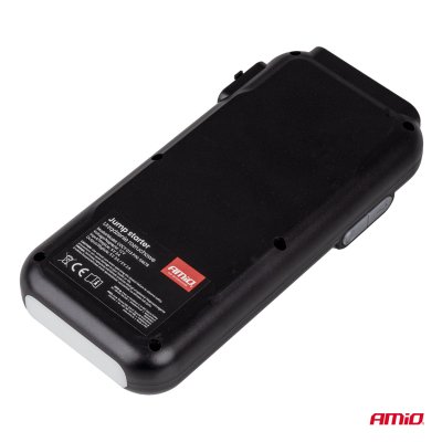Bærbar 3i1 Starthjælp/LED/Powerbank 12V 12Ah 1600A AMIO-04678