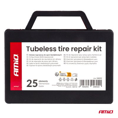 Tubeless dæk reparationssæt 25szt. AMIO-04692