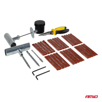 Tubeless dæk reparationssæt 38 stk AMIO-04693