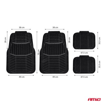 Tekstile bilmåtter TCM-01 AMIO-04695