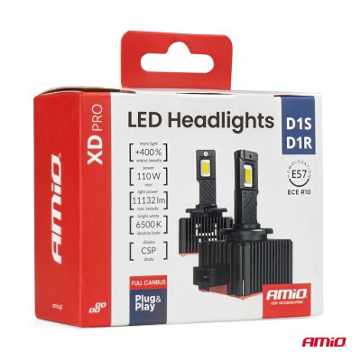 LED Forlygter XD PRO D1S D1R FULL CANBUS AMIO-04679